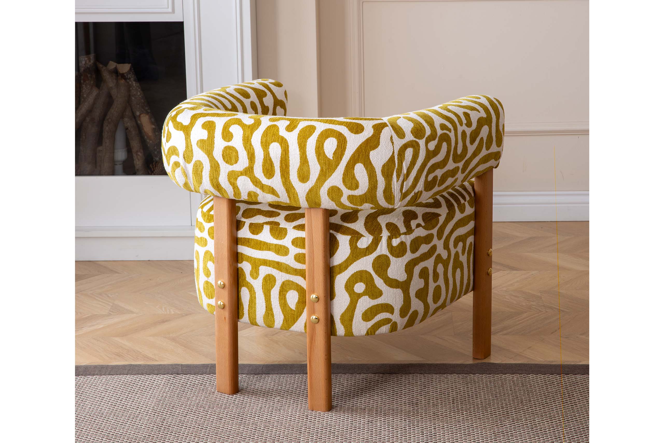 Loft Ahşap Berjer | Tarzdeco