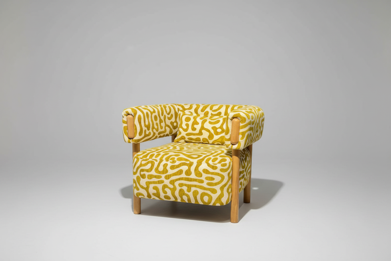 Loft Ahşap Berjer | Tarzdeco