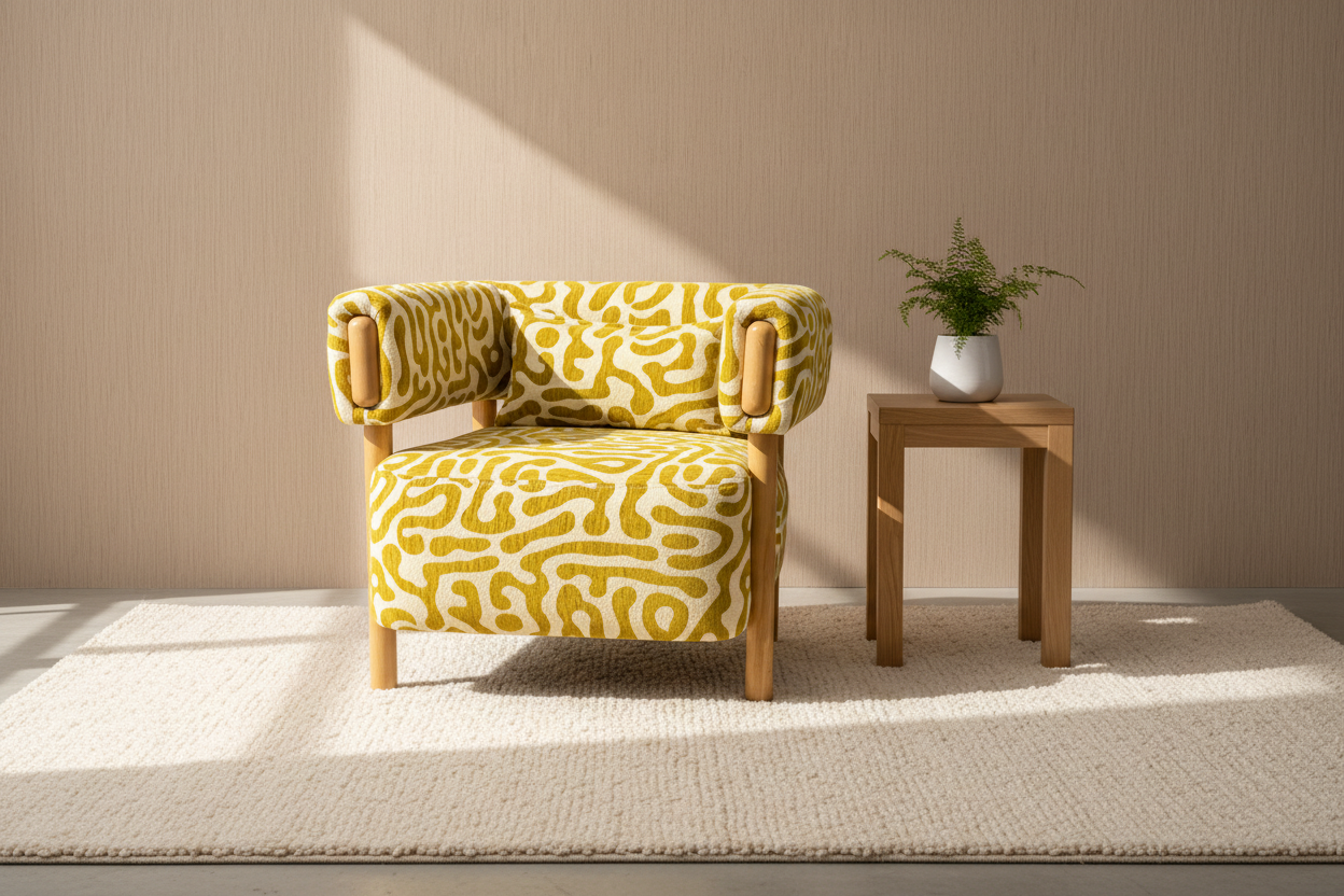 Loft Ahşap Berjer | Tarzdeco