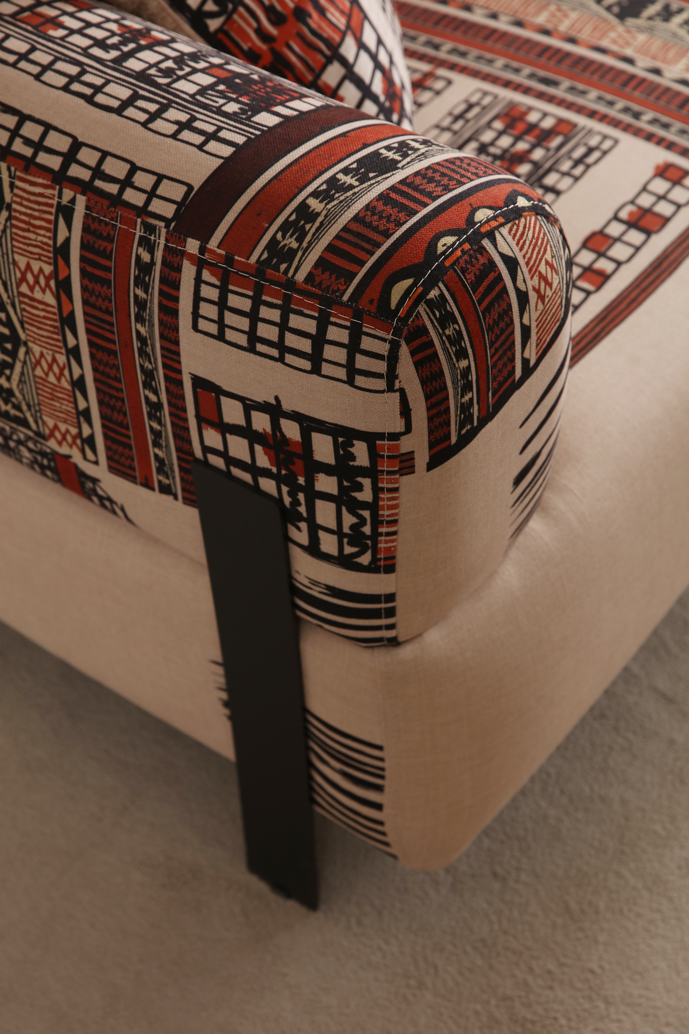 Cratos Desenli 3'Lü Koltuk