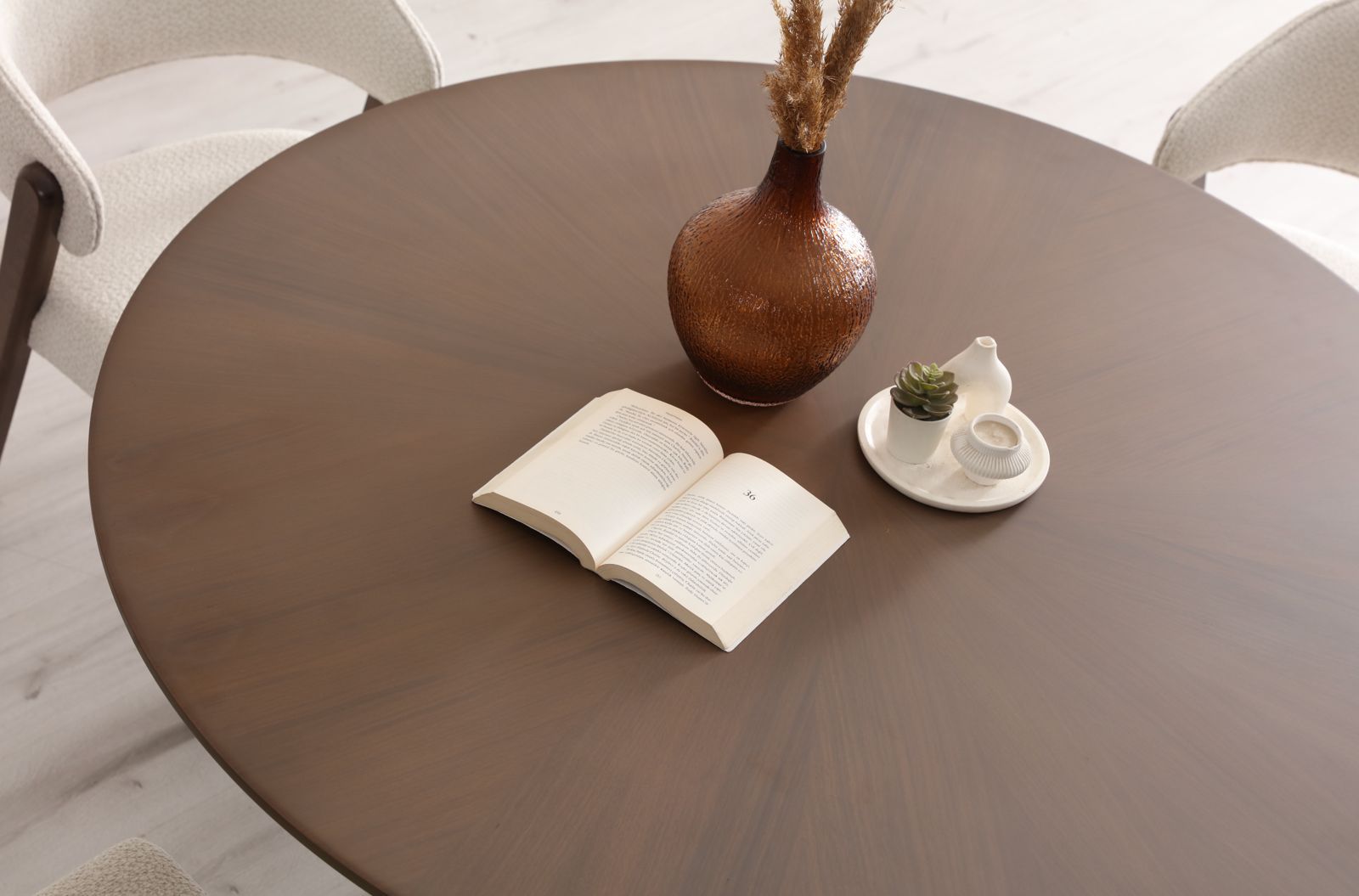 Viento Yemek Masası - 140cm Ceviz Kaplama