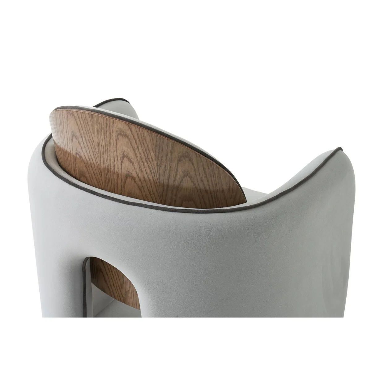 Castle Berjer - Modern İskandinav Tarzı Ahşap Detaylı Berjer | Tarzdeco