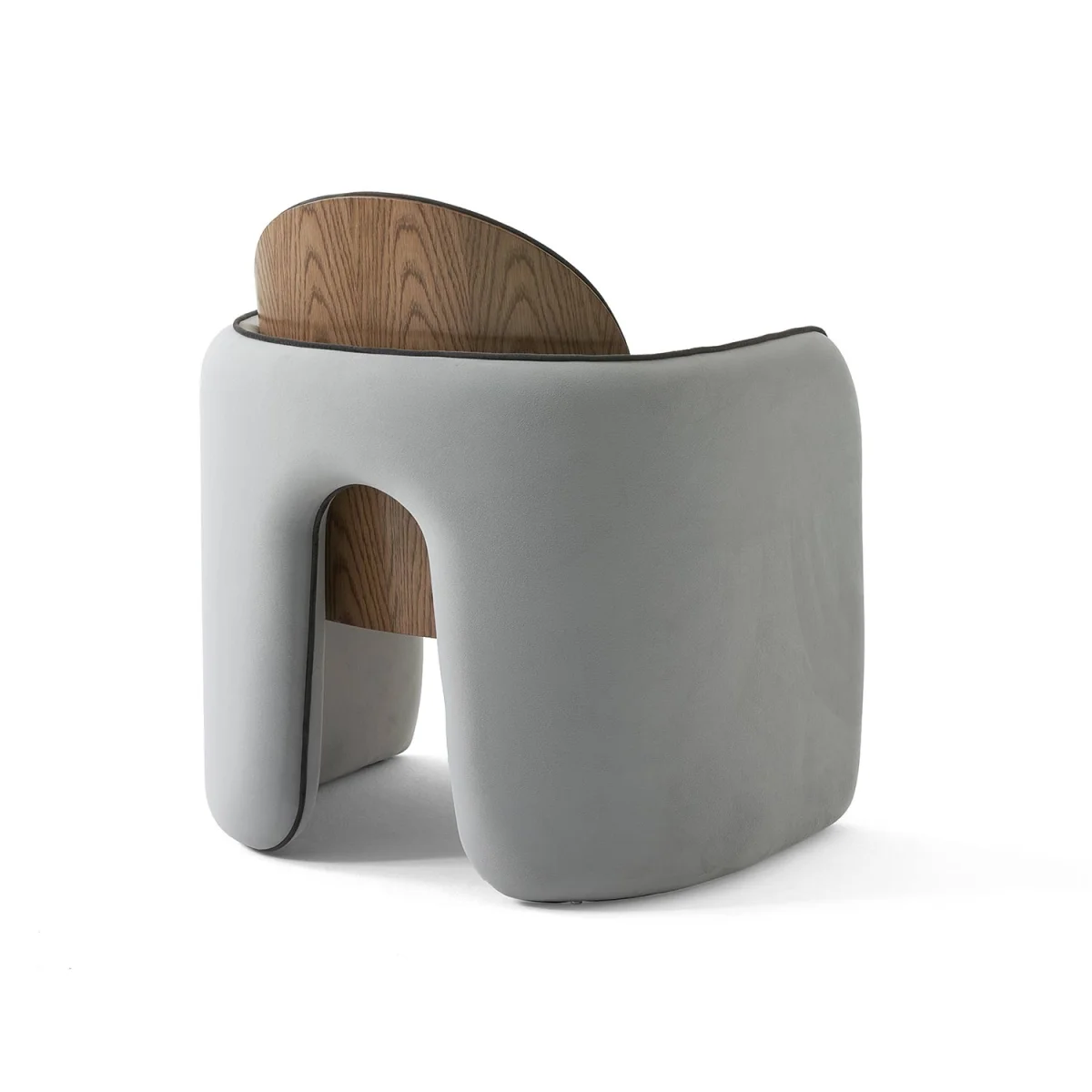 Castle Berjer - Modern İskandinav Tarzı Ahşap Detaylı Berjer | Tarzdeco