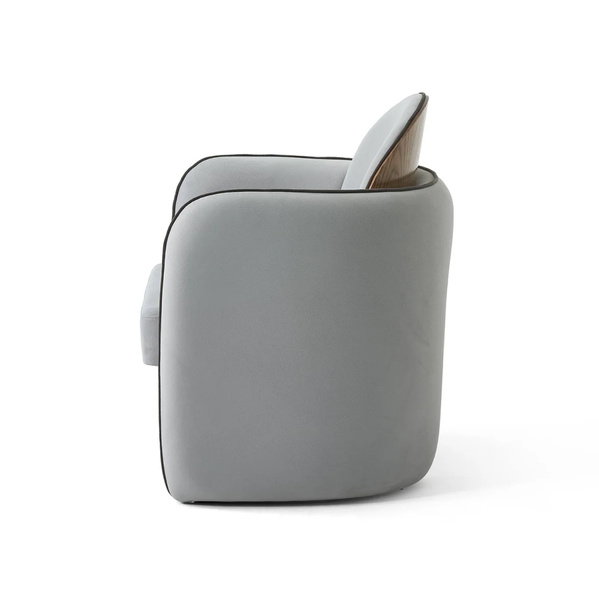 Castle Berjer - Modern İskandinav Tarzı Ahşap Detaylı Berjer | Tarzdeco