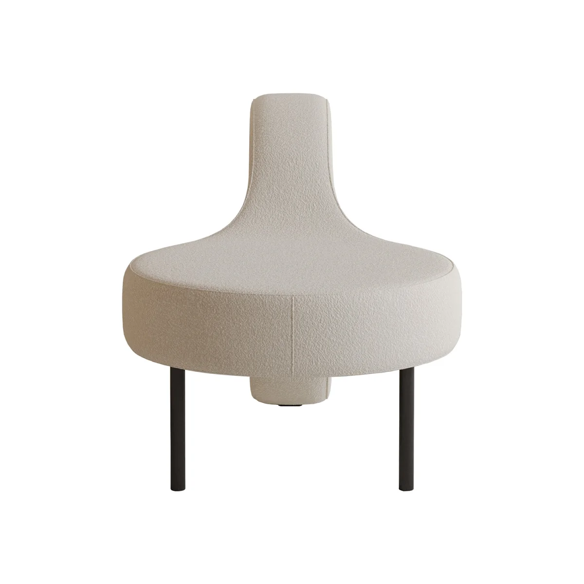 Lola Bank - Çağdaş Tasarım Metal Ayaklı Oturma Bankı | Tarzdeco