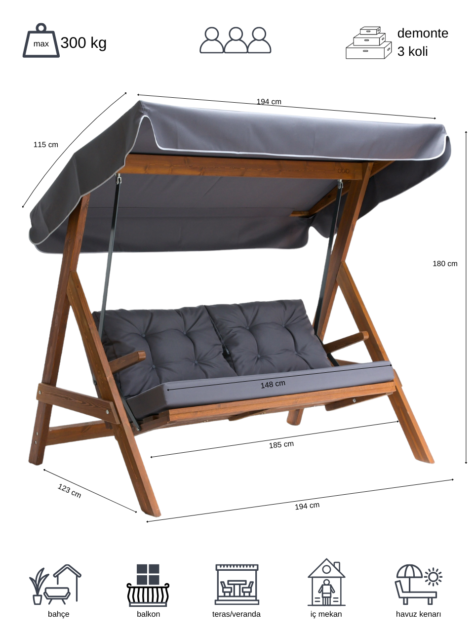 Paris 2000 Salıncak